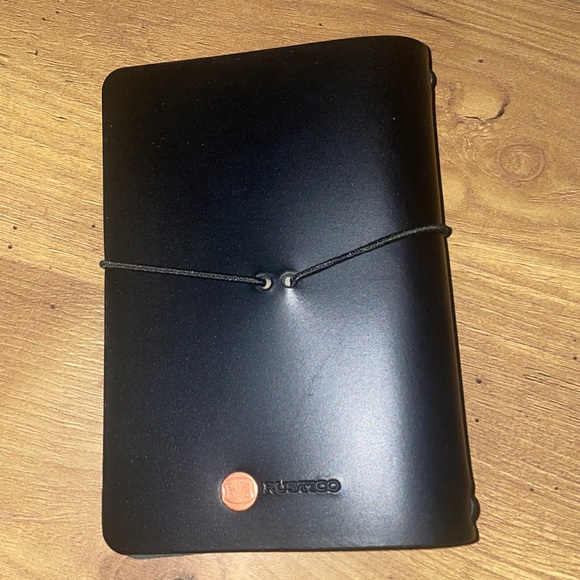 rustico Office New Rustico Black Leather Pocket Journal Poshmark